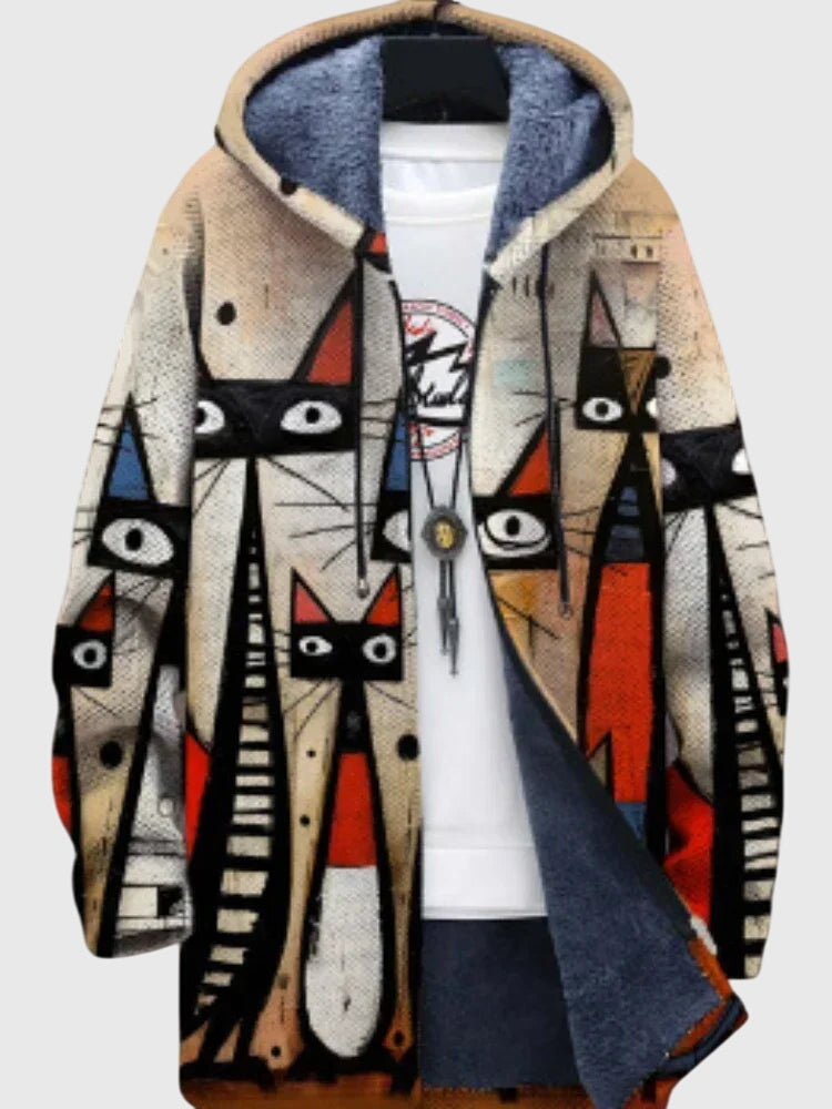 Aletha | Artistic Print Statement Jacket