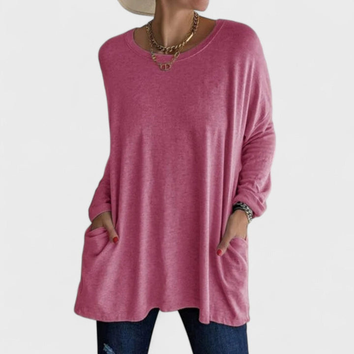 Elyse | Long Sleeve Relaxed Top