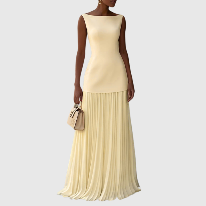 Judith | Pleated Sleeveless Dress