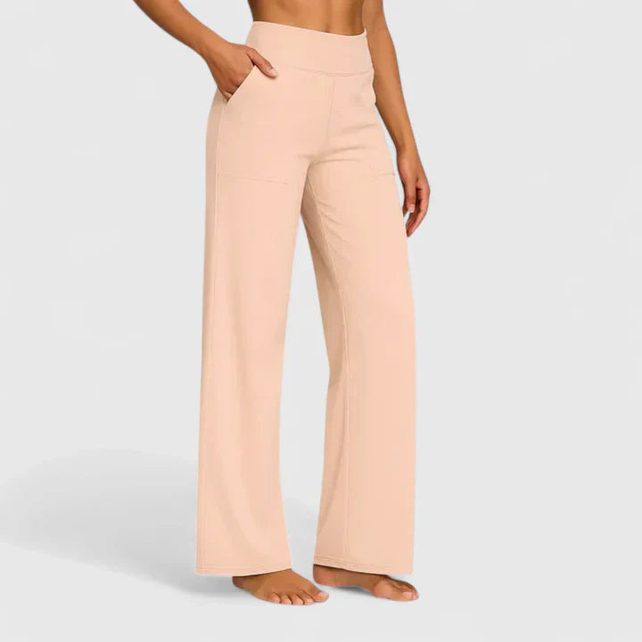 Callista | Wide Leg Pants with Side Pockets