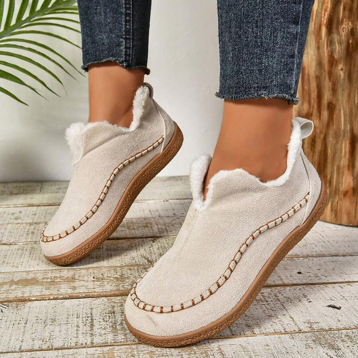 Jocelyn | Faux Fur Lined Slip-On Ankle Boots