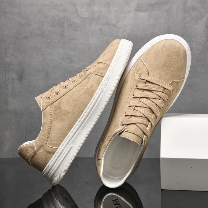 Cedric | Minimal Lace-Up Low-Cut Sneakers