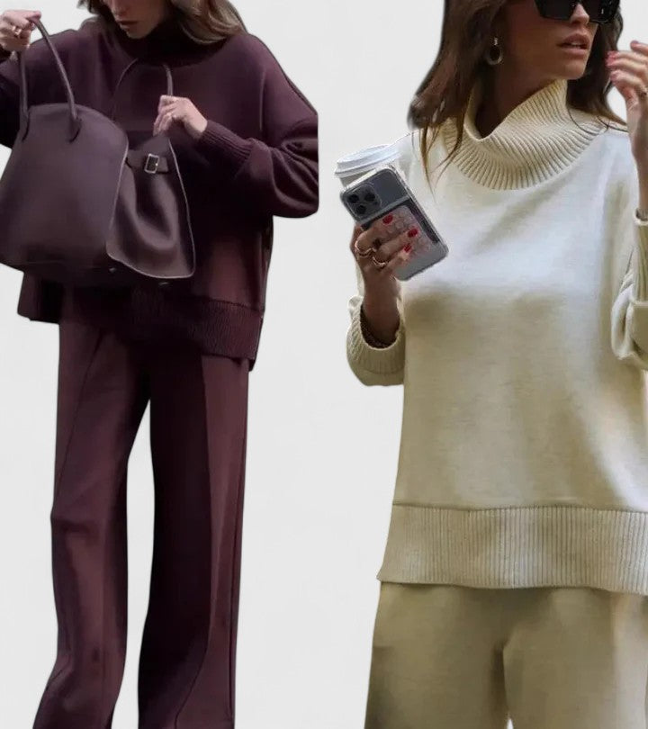 Almeta | High-Neck Knit Set