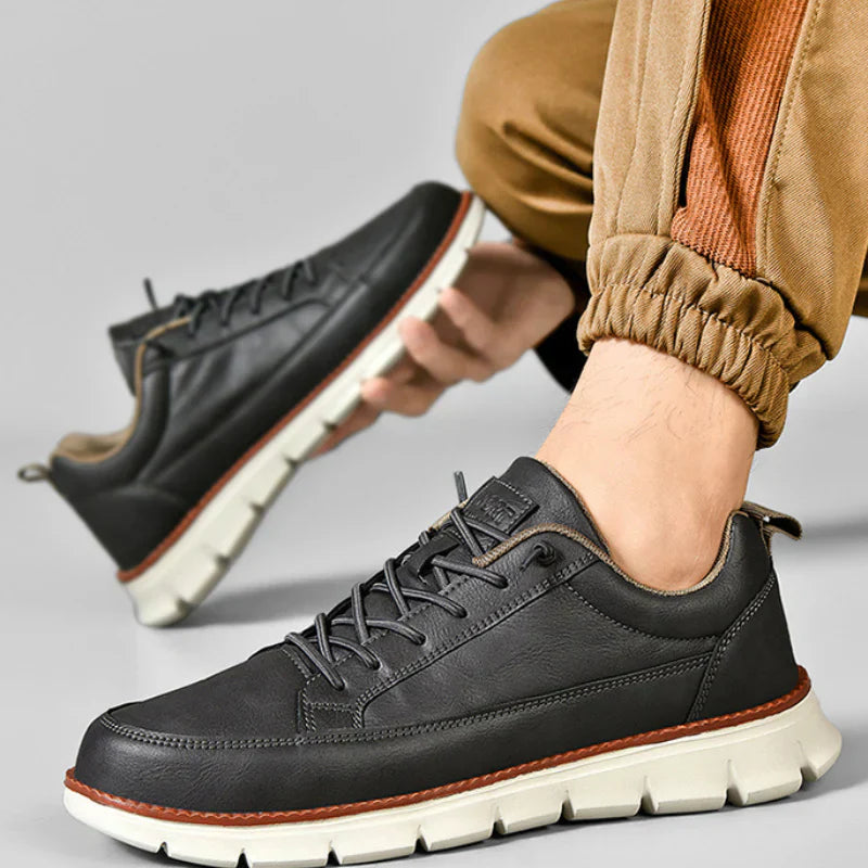 Ahmad | Rounded Toe Panel Sneakers