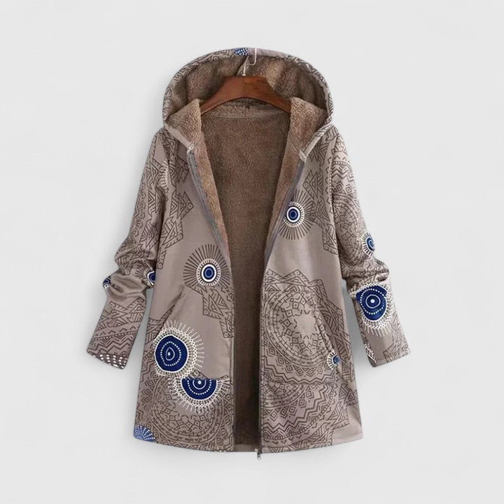 Elysa | Geometric Boho Winter Jacket