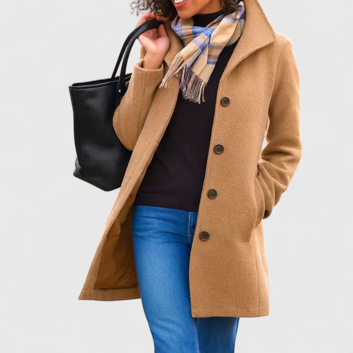 Irma | Classic Button Coat
