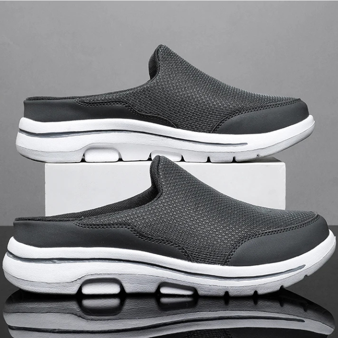 Brice | Closed Toe Slip-On Mule Sliders