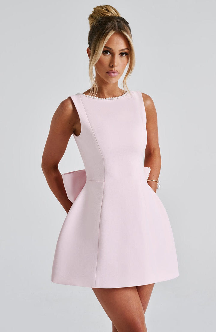 Cleopatraeve | Structured Bow-Back Mini Dress