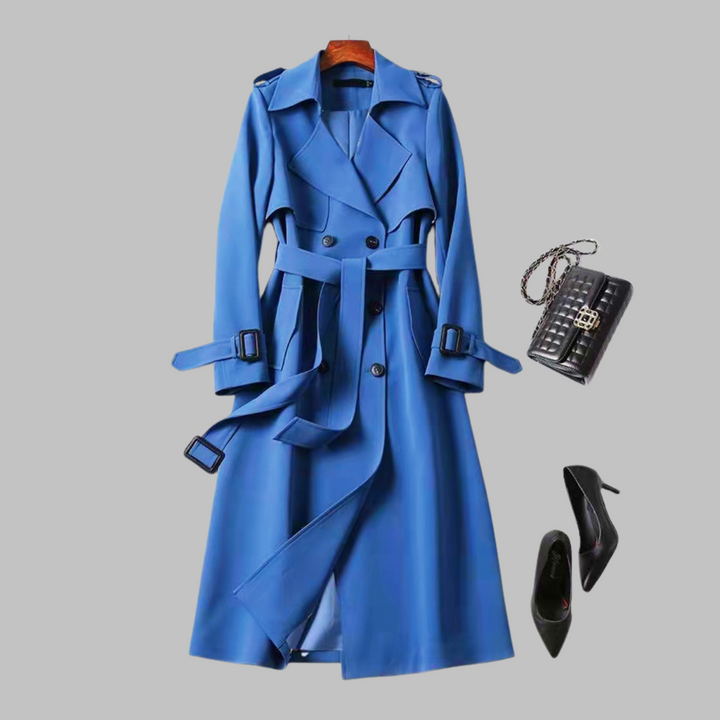 Anatolia | Belted Trench Coat with Lapel Collar
