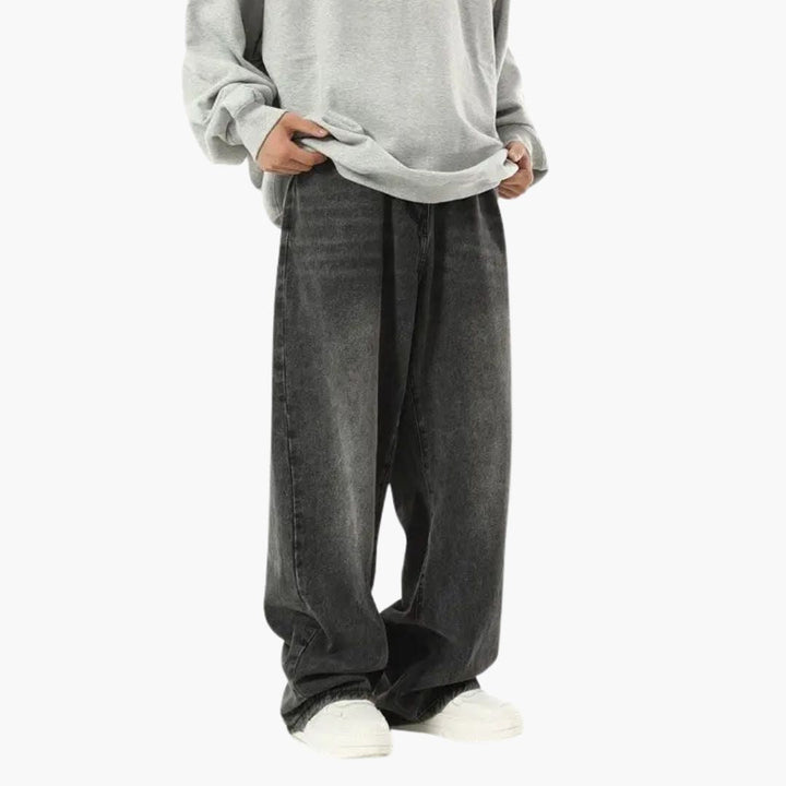 Dex | Wide Straight Full-Length Jeans