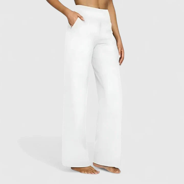 Callista | Wide Leg Pants with Side Pockets