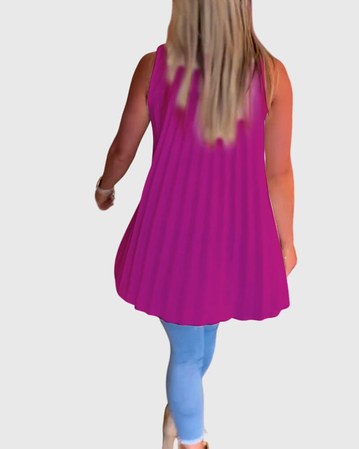 Allegra | Ruffled Sleeveless Top