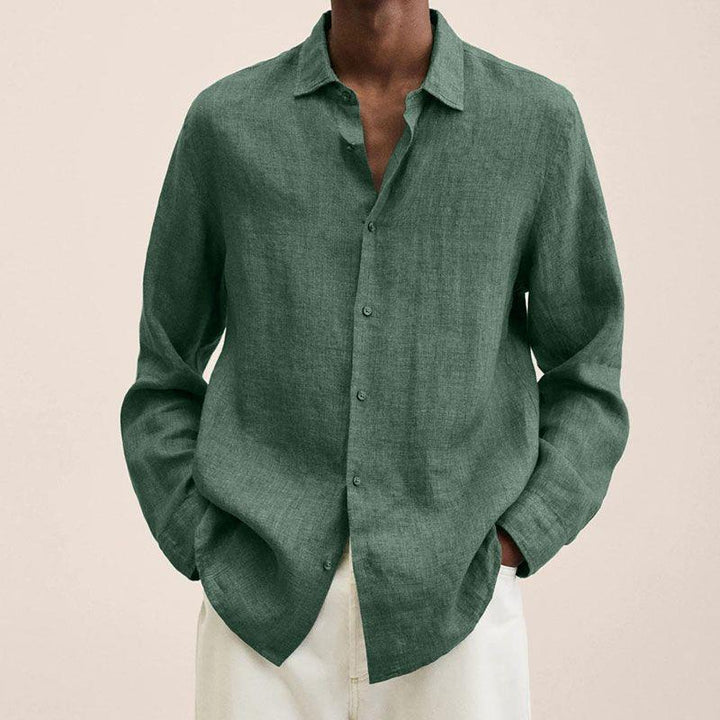 Nathan | Button Down Long Sleeve Shirt
