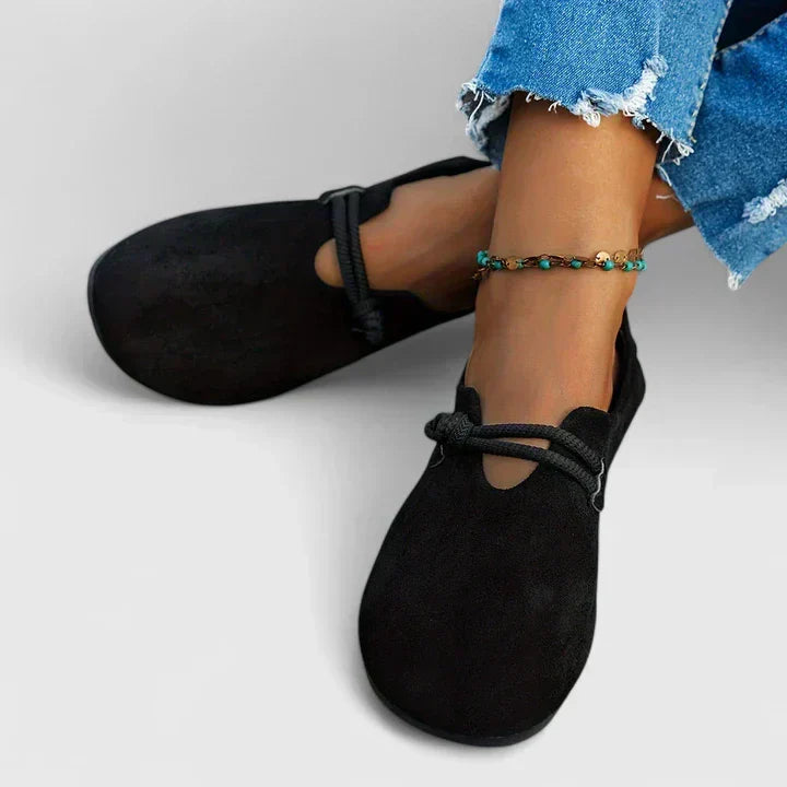 Dimitra | Round-Toe Rope-Detail Loafers