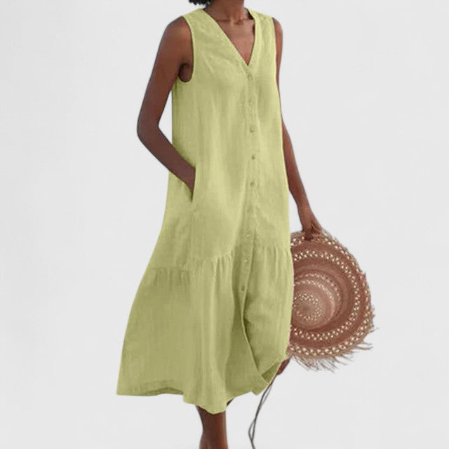 Aliana | Breezy Summer Midi Dress