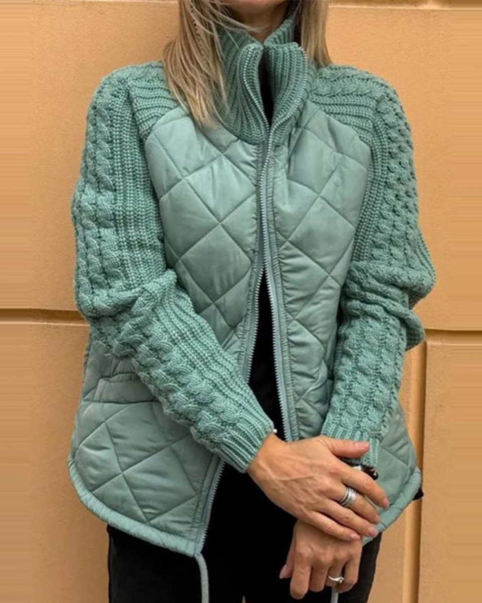 Ashara | Padded Knit Sleeve Jacket