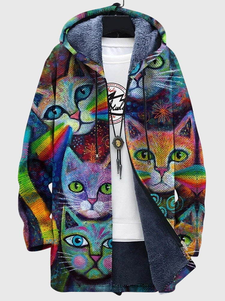 Aletha | Artistic Print Statement Jacket