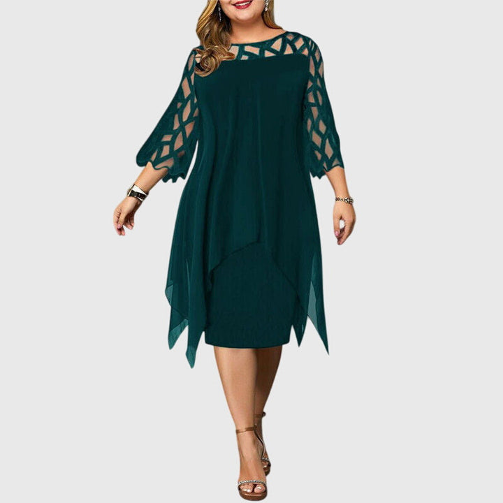 Lorelei | Plus Size Dresses with Lace Sleeves