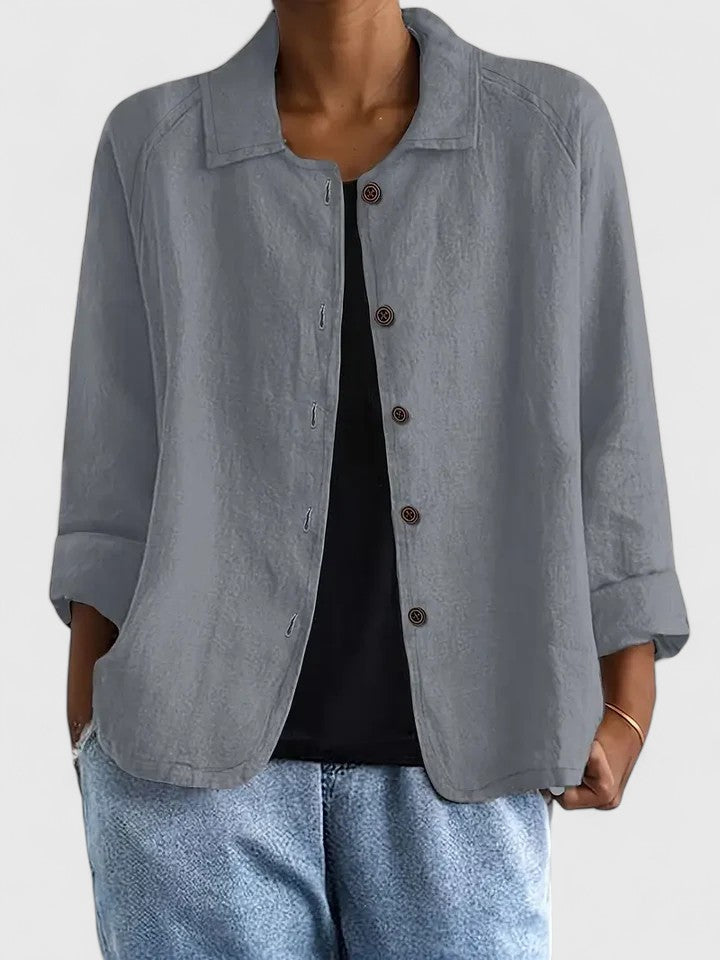 Kathleen | Relaxed Button Up Shirt with Collar