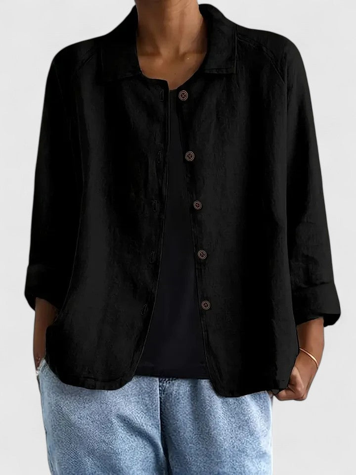 Kathleen | Relaxed Button Up Shirt with Collar