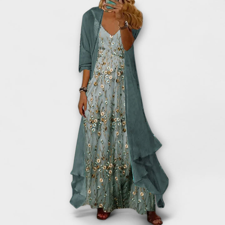 Aubree | Two-Piece Maxi Dress Set