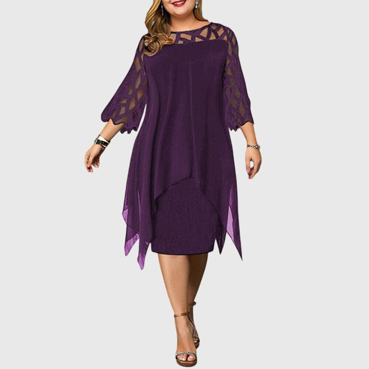 Lorelei | Plus Size Dresses with Lace Sleeves
