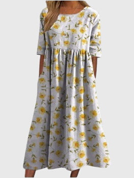 Lucille | Flattering Flowing Silhouette Dress
