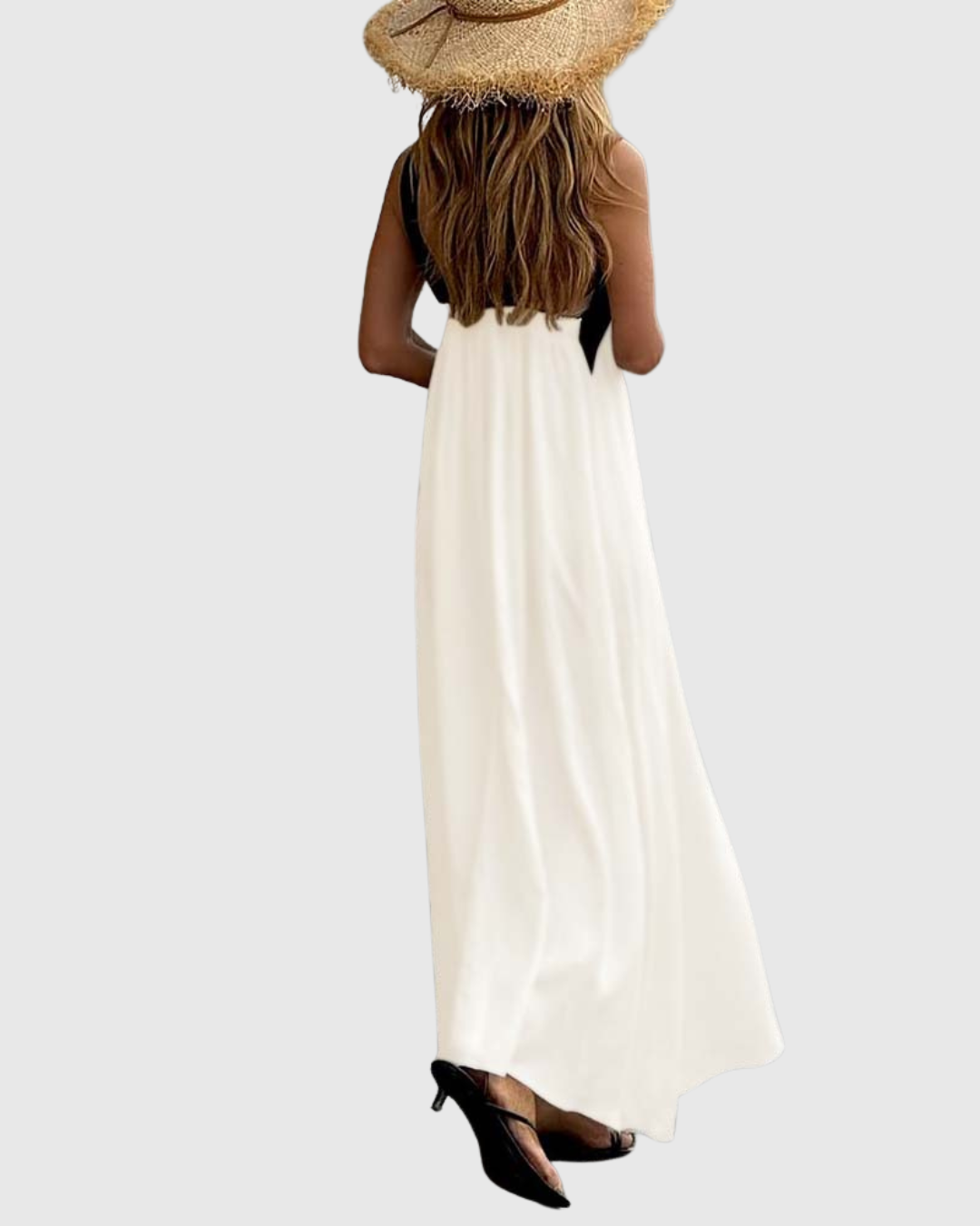 Esperanza | Crossover Halter Neck Maxi Dress