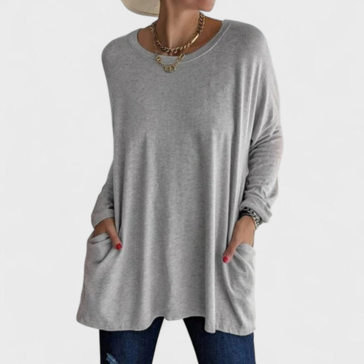Elyse | Long Sleeve Relaxed Top