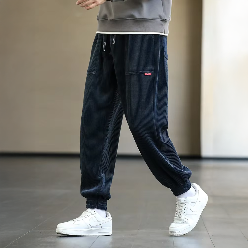 Tobias | Ribbed Texture Jogger Pants
