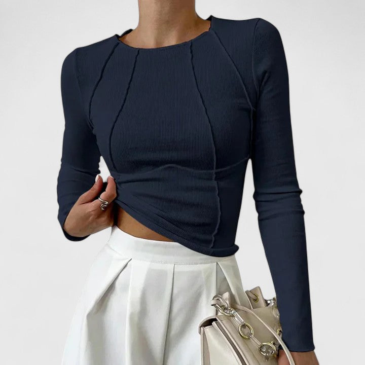 Dina | Fitted Long Sleeve Top