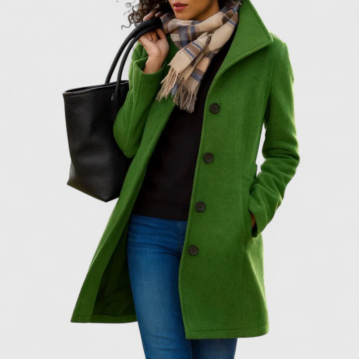 Irma | Classic Button Coat