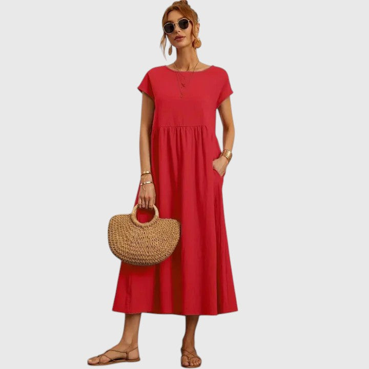 Mariana | Relaxed Empire Waist Midi Dress