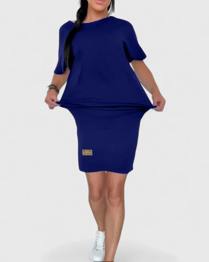 Norah | Short Sleeve Casual Mini Dress