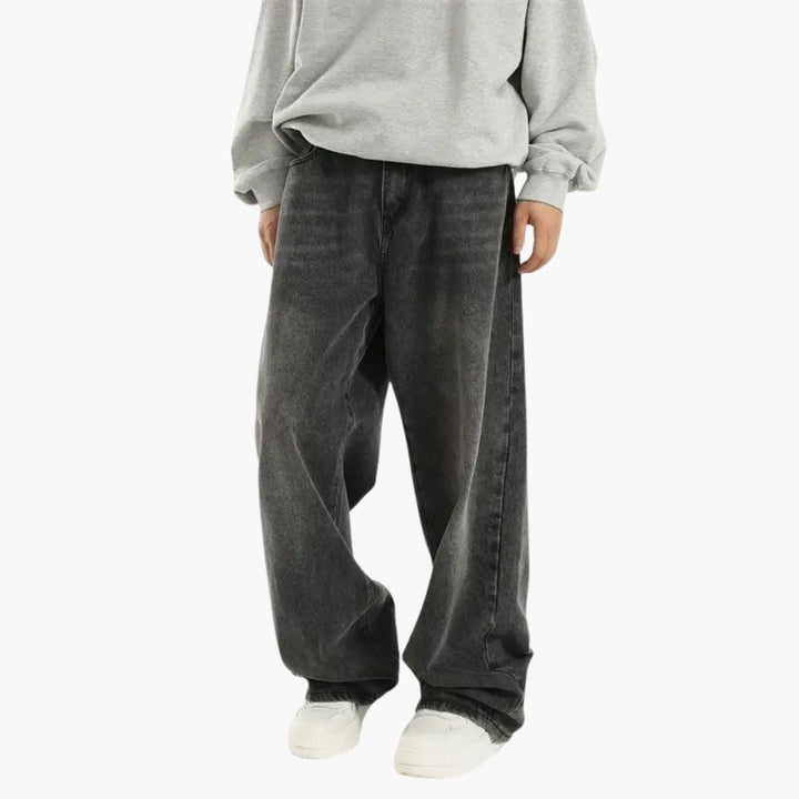 Dex | Wide Straight Full-Length Jeans