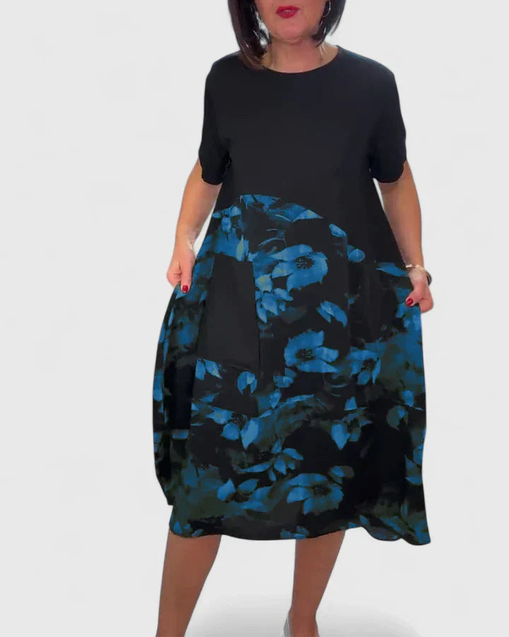 Elna | Soft Round-Neck Dress