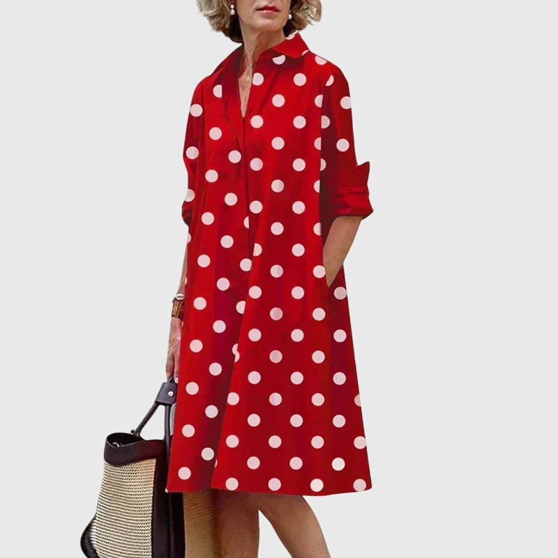 Celine | Casual Pocket Midi Dress