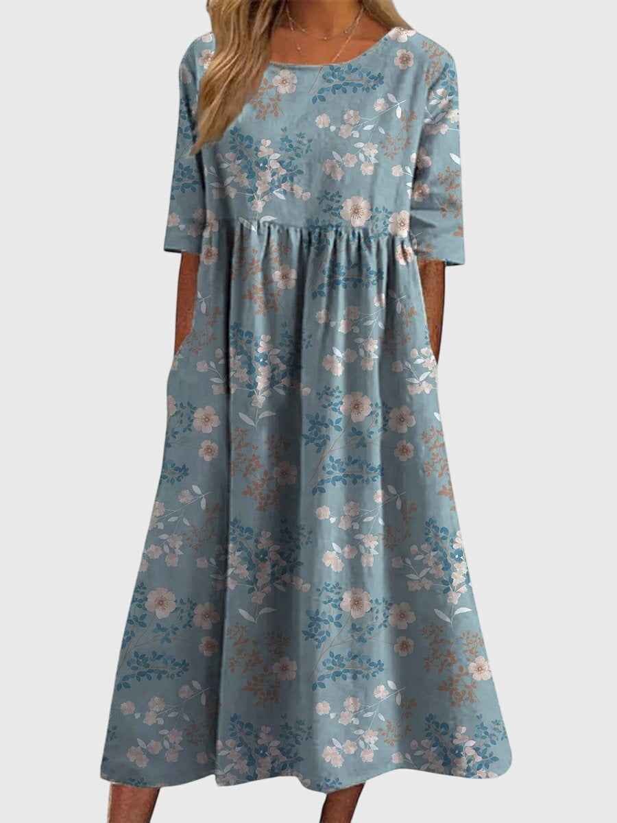 Lucille | Flattering Flowing Silhouette Dress