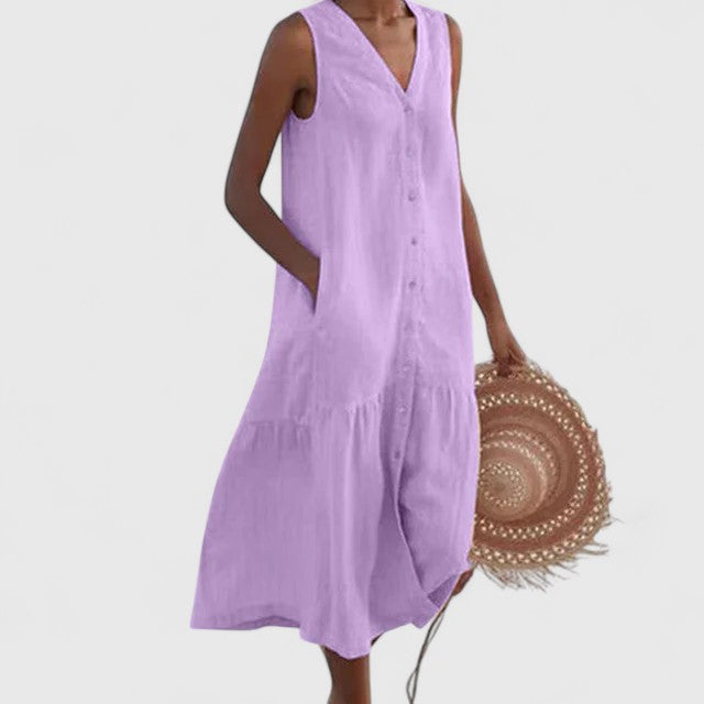 Aliana | Breezy Summer Midi Dress