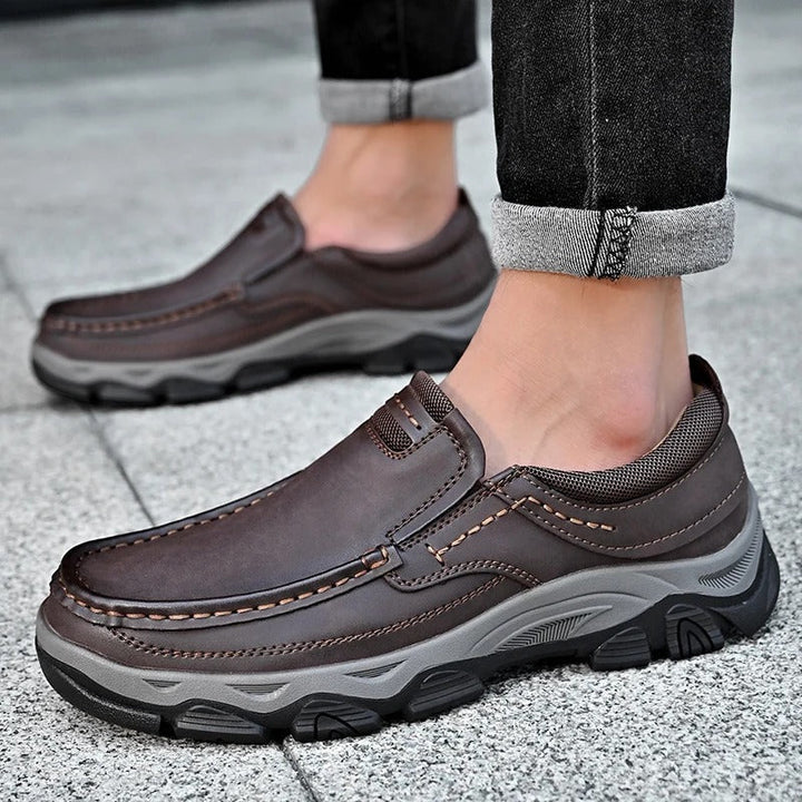 Asher | Round Toe Thick Sole Loafers