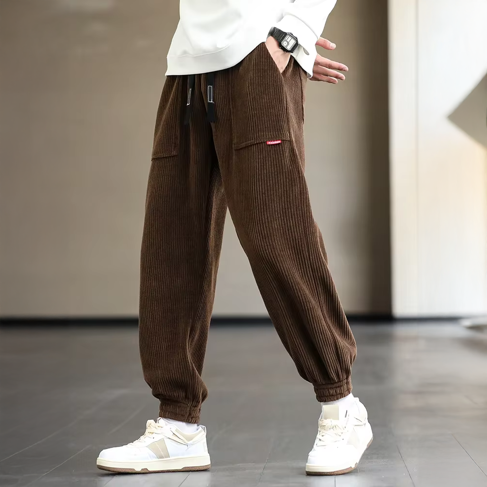 Tobias | Ribbed Texture Jogger Pants