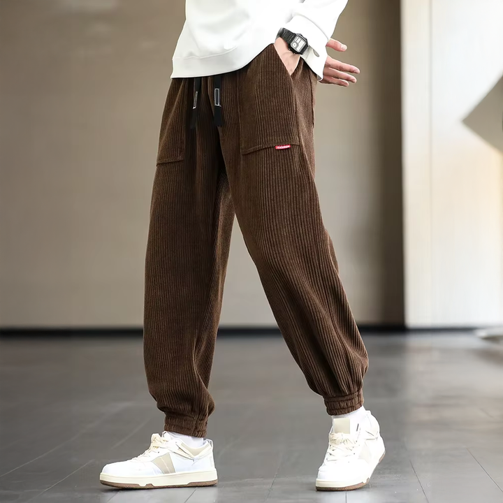 Tobias | Ribbed Texture Jogger Pants