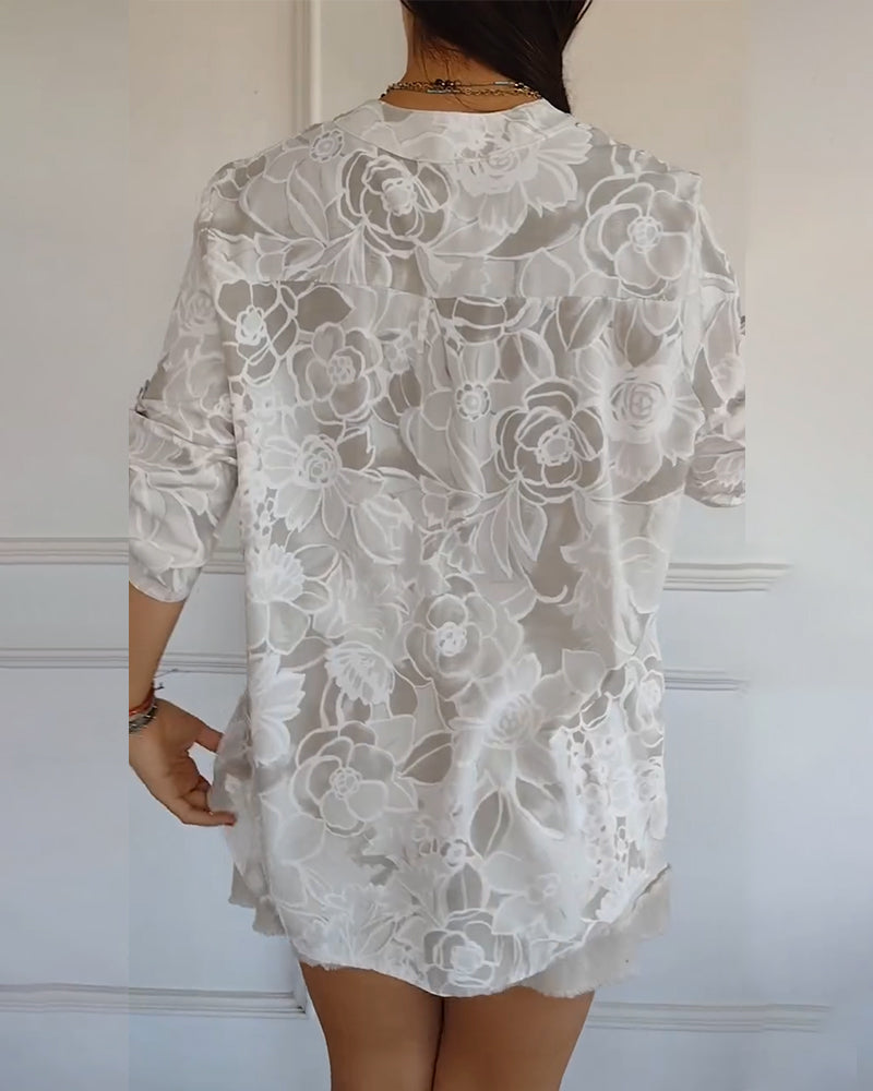 Amiya | Floral Print Relaxed Blouse