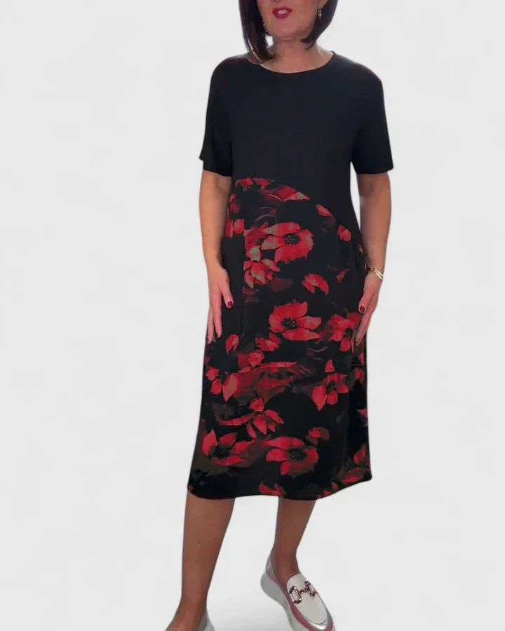 Elna | Soft Round-Neck Dress