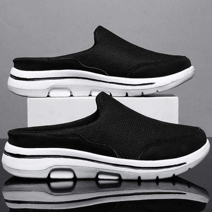Brice | Closed Toe Slip-On Mule Sliders