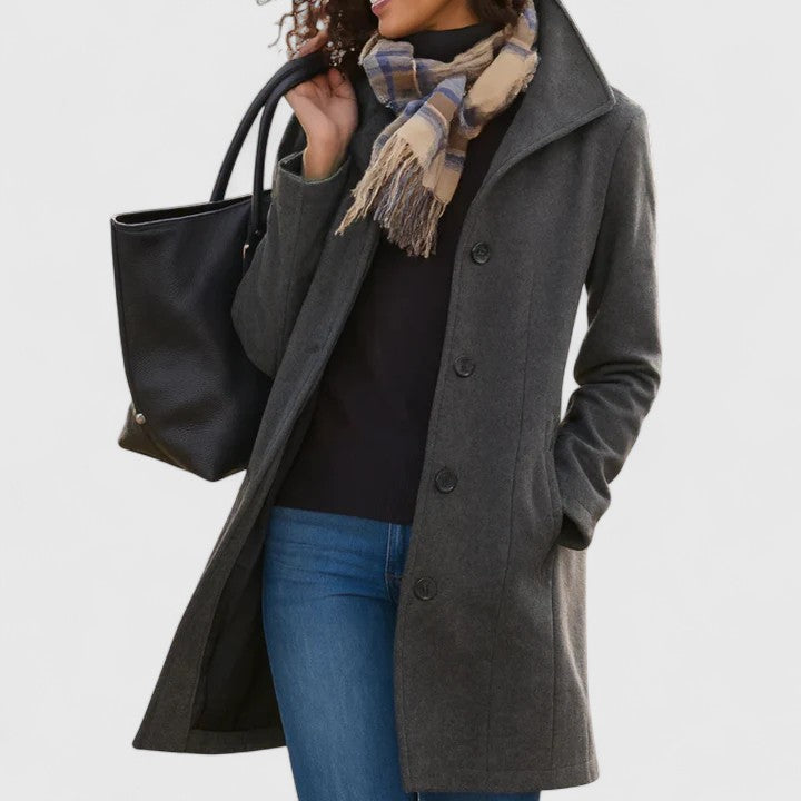 Irma | Classic Button Coat