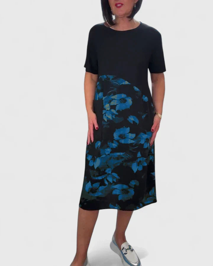Elna | Soft Round-Neck Dress