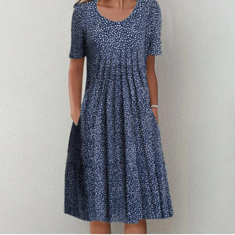 Aisha | Floral Print Midi Dress