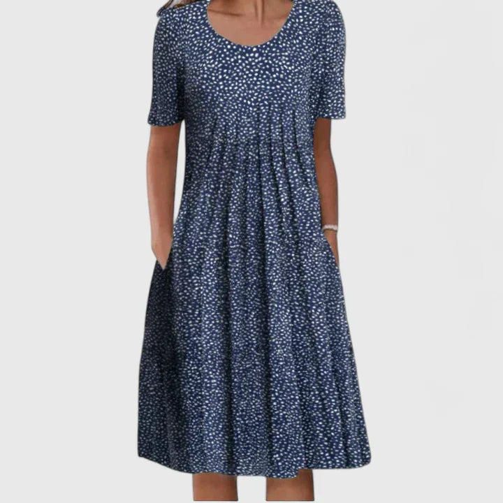 Aisha | Floral Print Midi Dress