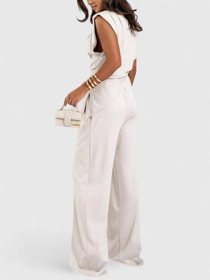Linda | Sleeveless Top Pants Set